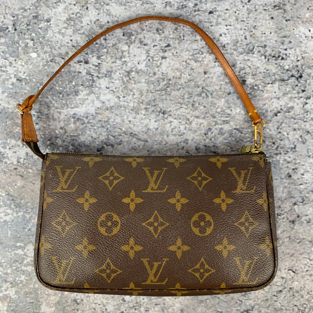 🔥NEW LOUIS VUITTON Large Pochette Accessories Monogram Pouch Bag