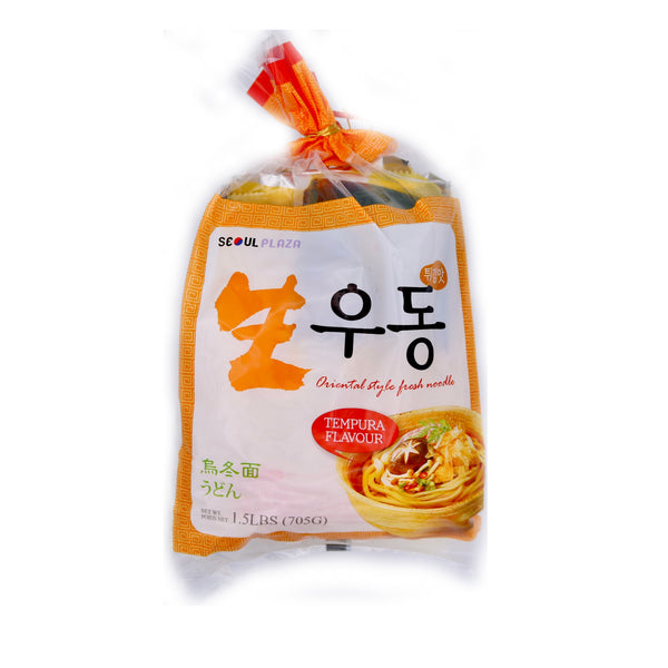 Seoul Plaza Oriental Style Fresh Udon Noodles Tempura Flavour 705g (Pa ...
