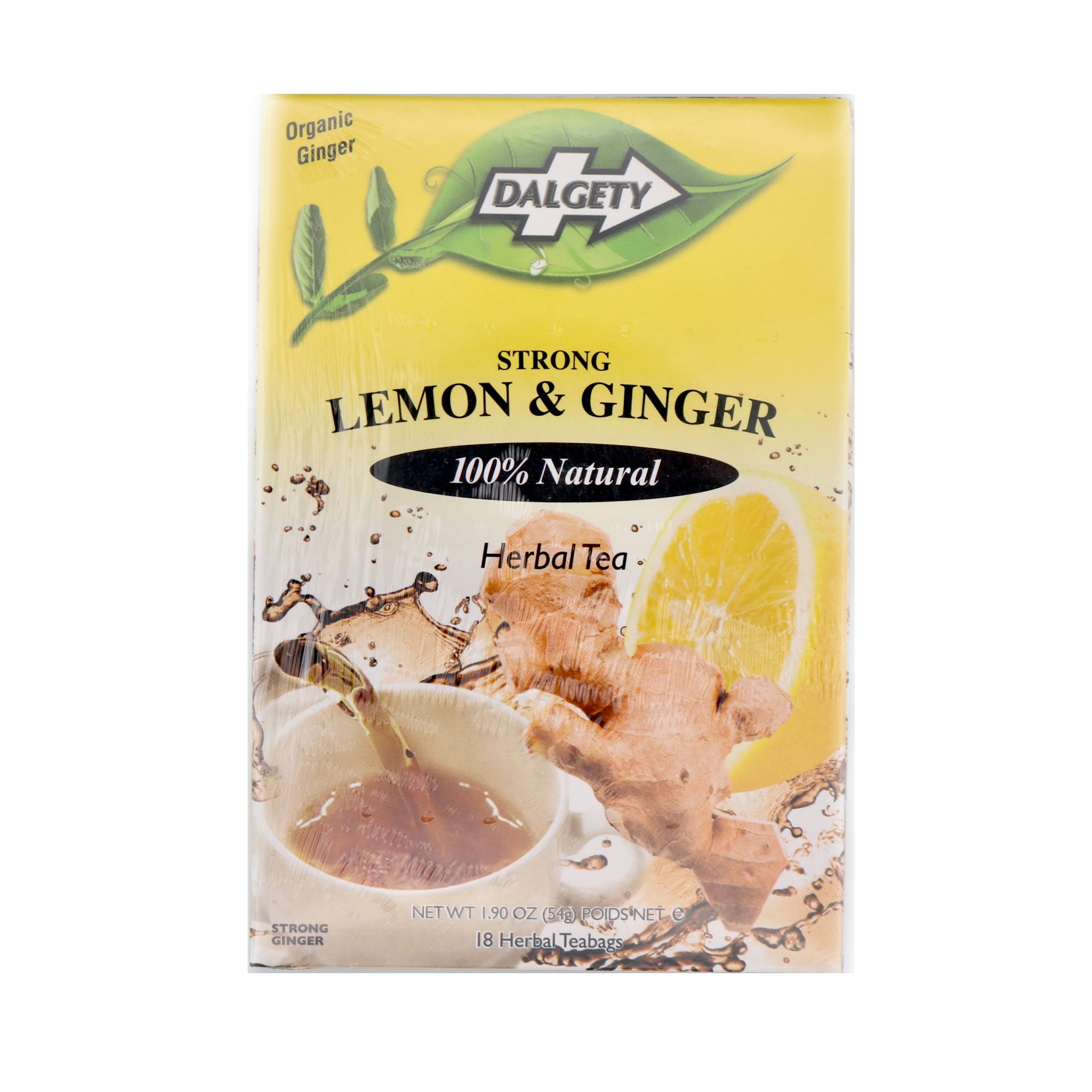 Dalgety Strong Lemon And Ginger Herbal Tea 100 Natural 18 Teabags 5 Tuk Tuk Mart 1755