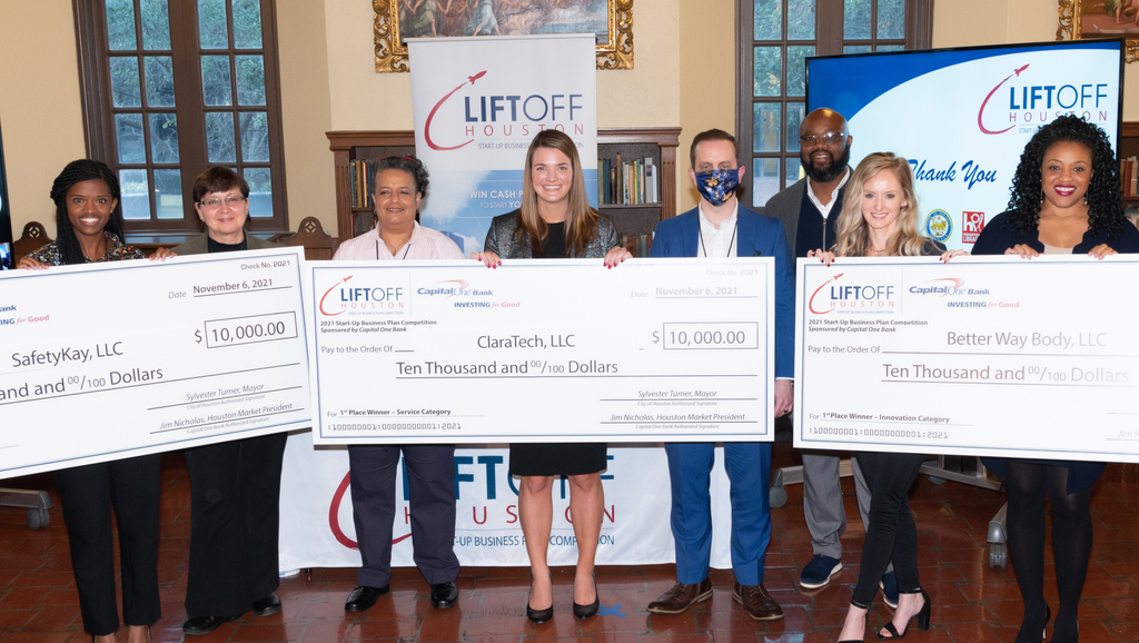 Winners Of The 2021 Houston Liftoff Business Plan Competition
