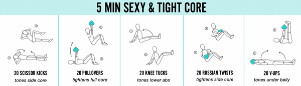 5 Min Core Workout With Weights Glute Trainer