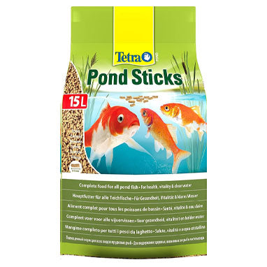 Complete fish food sticks for all pond fish (goldfish, carp and