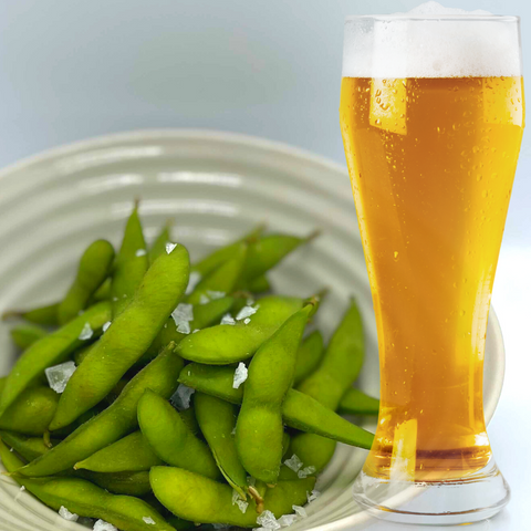 So restaurant Japanese Edamame and beer