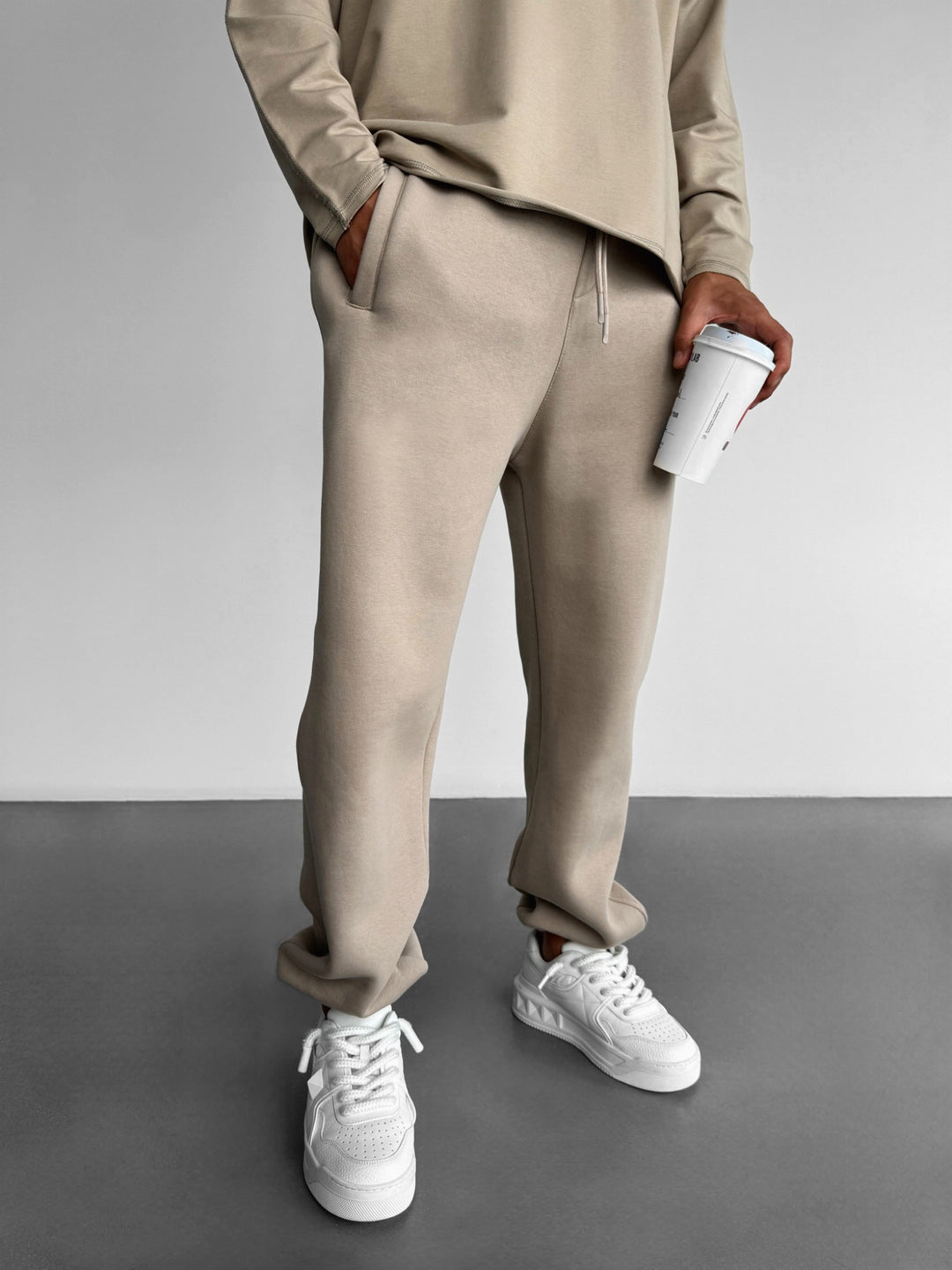 Grey/Grey - Essential One And Only Fleece Jogger