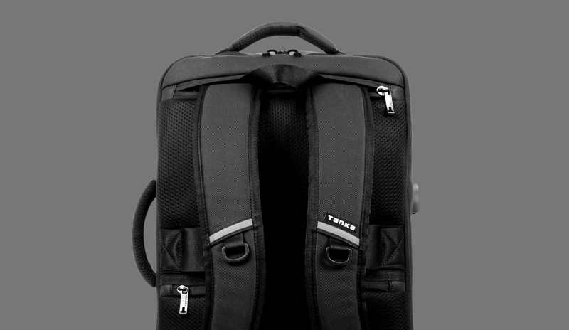 VERSATILE BACKPACK WITH 3 DIFFERENT WAYS TO CARRY