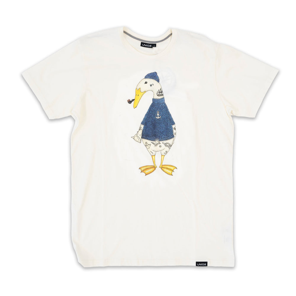 Louis Vuitton x Nigo Intarsia Jacquard Duck Short-Sleeved Crewneck Off  White Men's - FW21 - US