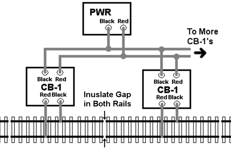 RailPro CB-1 Circuit Breaker Module Wiring Diagram