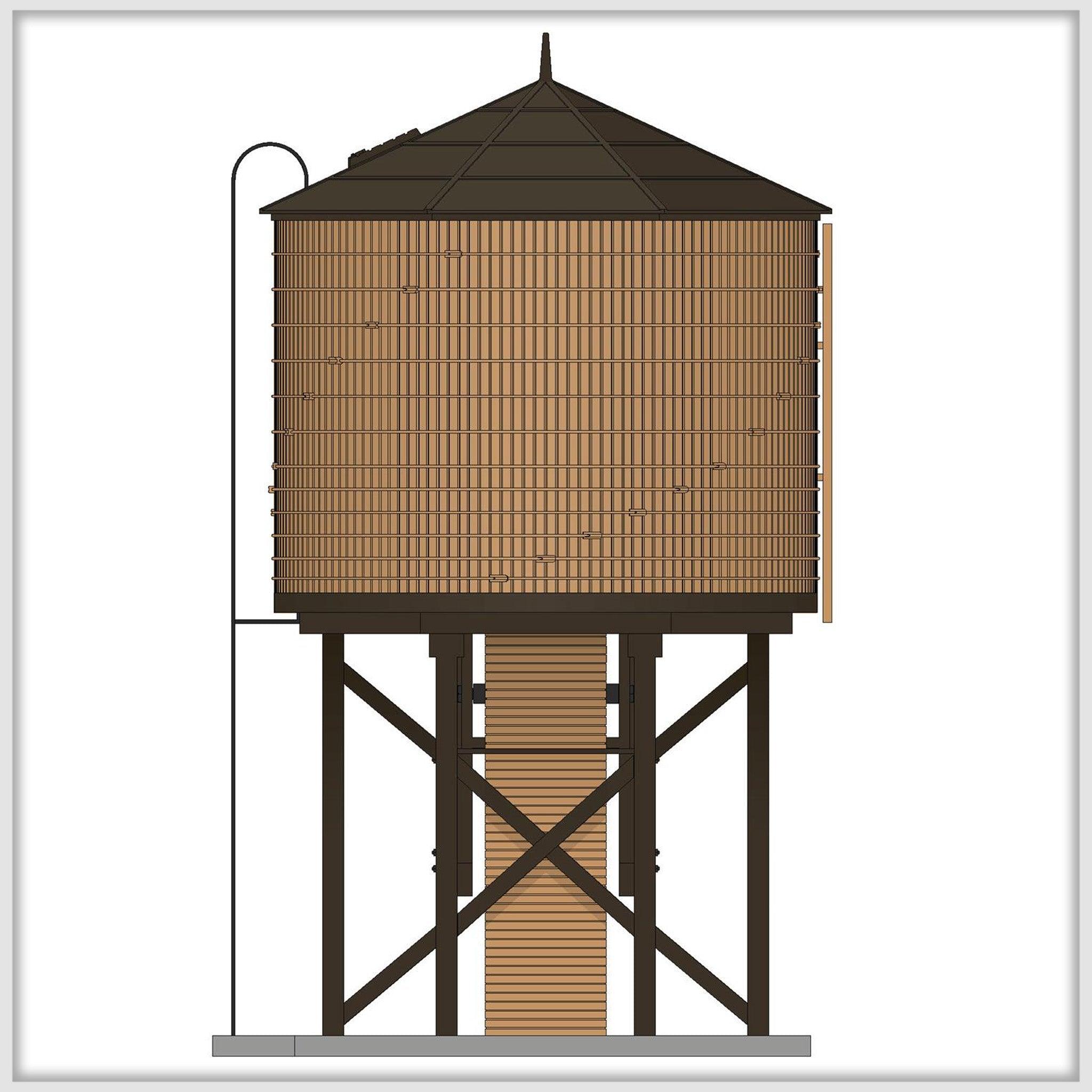 HO Scale Walthers Cornerstone 933-3550 Municipal Water Tower Kit