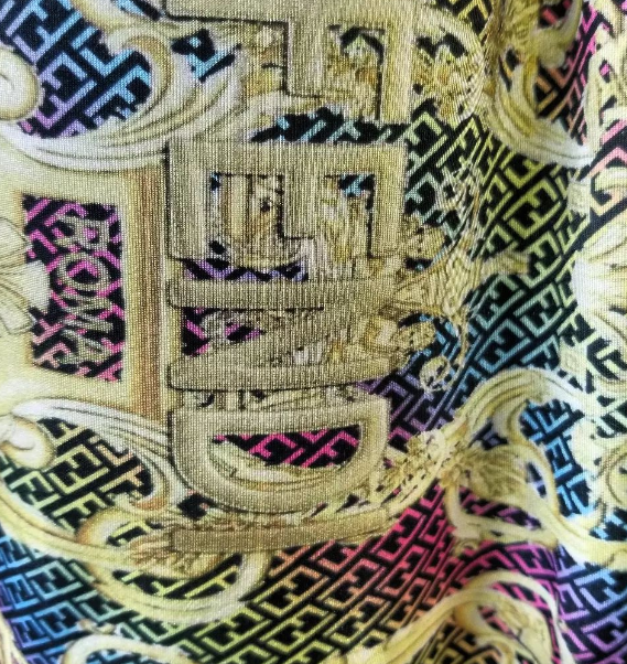 FENDI Spandex 4 way Designer Inspired Fabric 16.99 at checkout