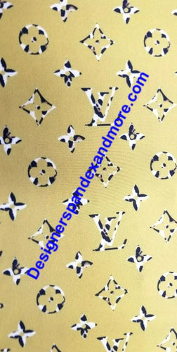 Inspired louis vuitton fabric black LV fabric by the yard Designer fabric  lv fabric Spandex LV prin