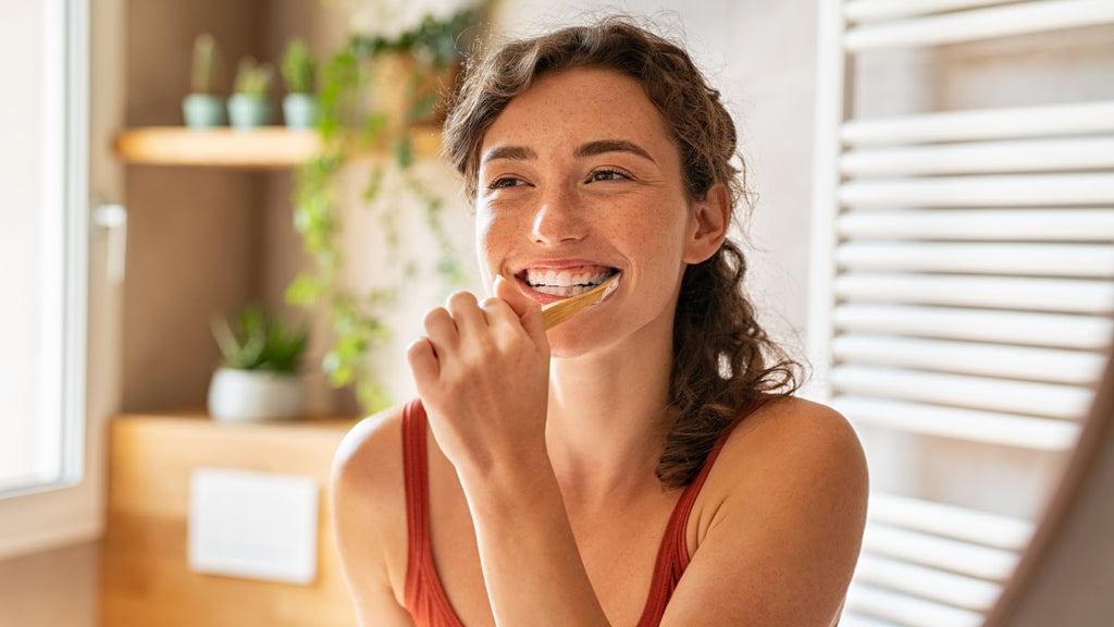 Brushing teeth