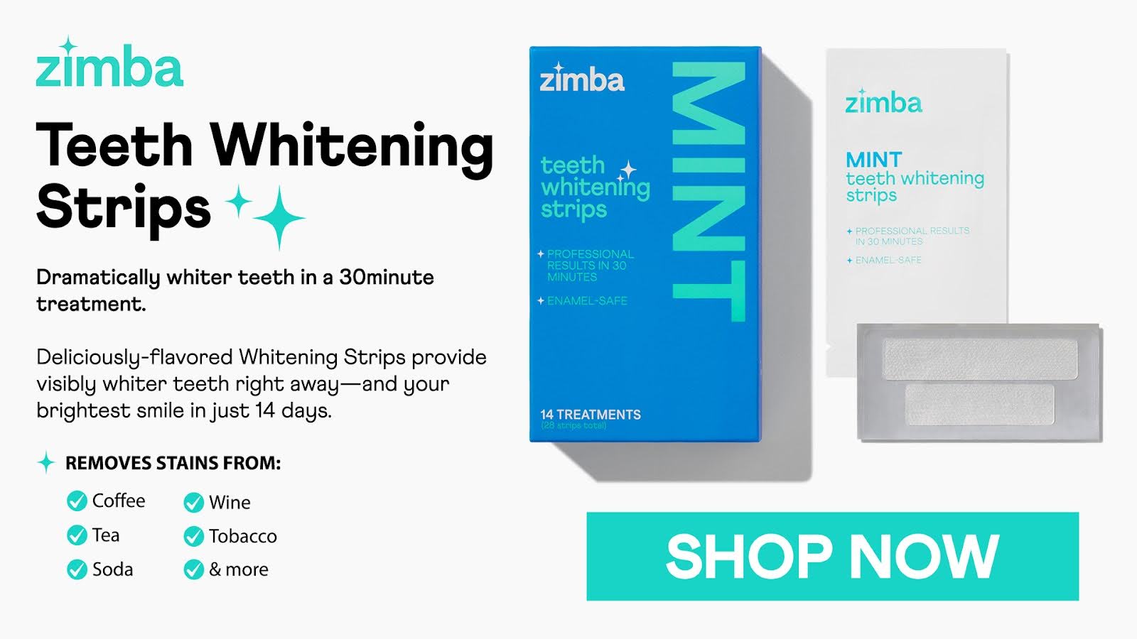 Zimba Teeth Whitening Strips