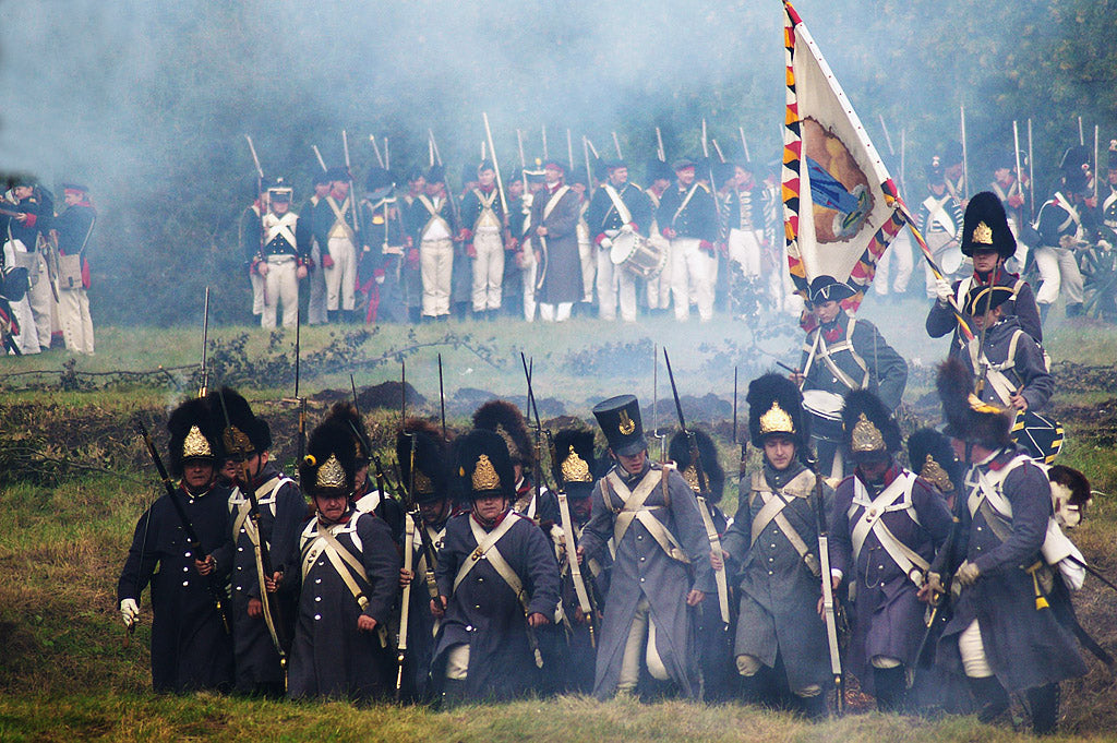 Reconstruction of the battle of Ostroleka 1807.
