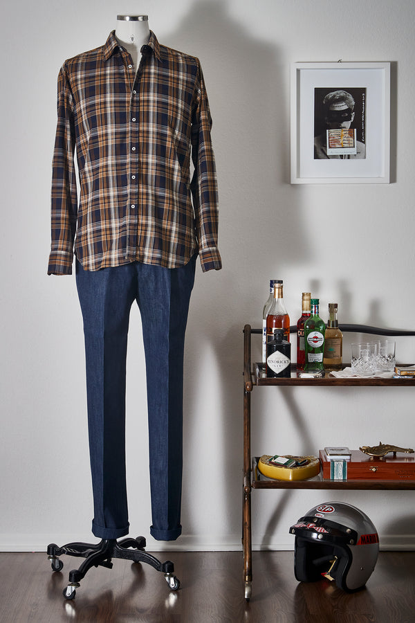 Brooklyn Blue Flannel Shirt – Denis Frison