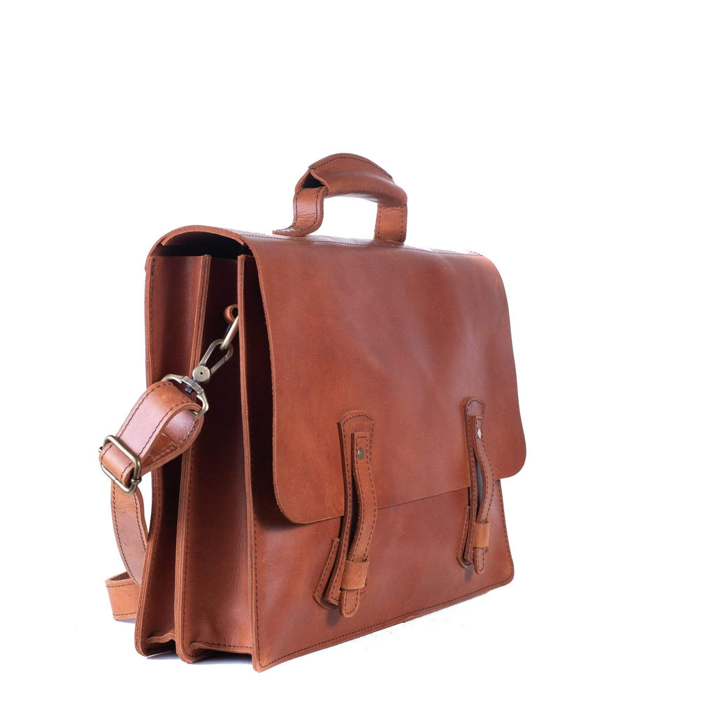 Bona Briefcase - Luxury Leather Briefcase, Handcrafted Artisan ...
