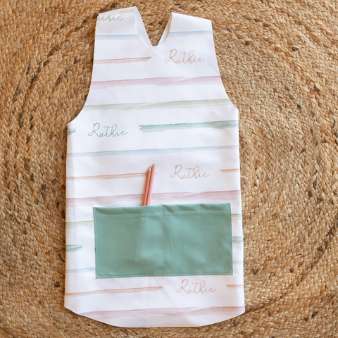 Boho Rainbow Personalized Kids Aprons