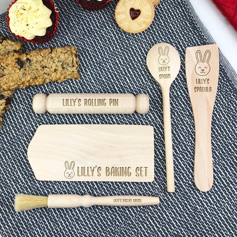 Personalised Children's Baking Set with Character Choice