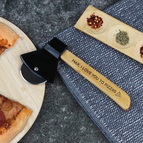 Personalised Pizza Axe Wheel Cutter