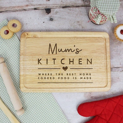 Personalised Mum’s Kitchen Chopping Board