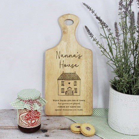 Personalised Nanna’s House Paddle Board