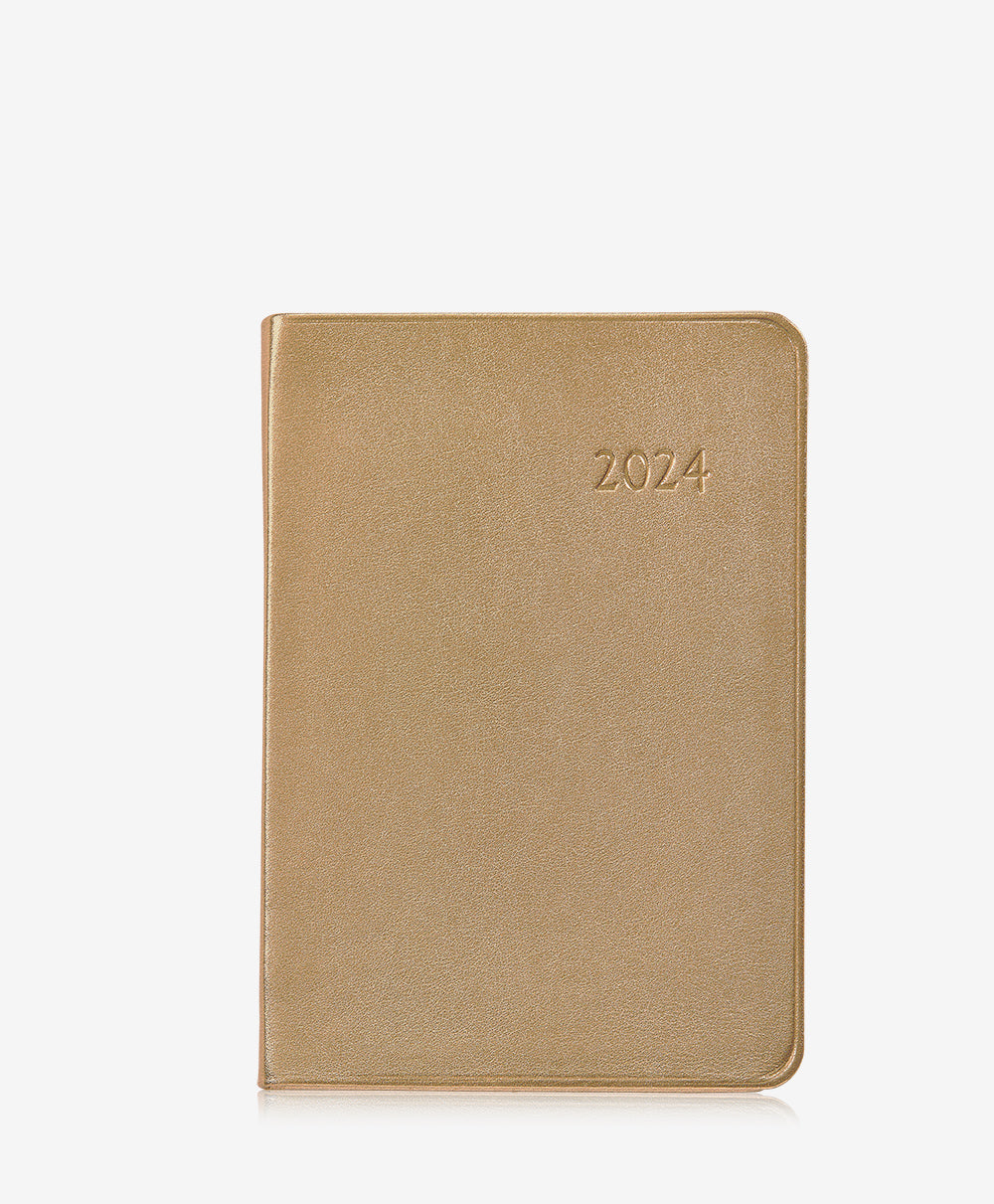 Agenda civil journalier 2024 - beige - 10 x 15 cm - EasyDay Mini