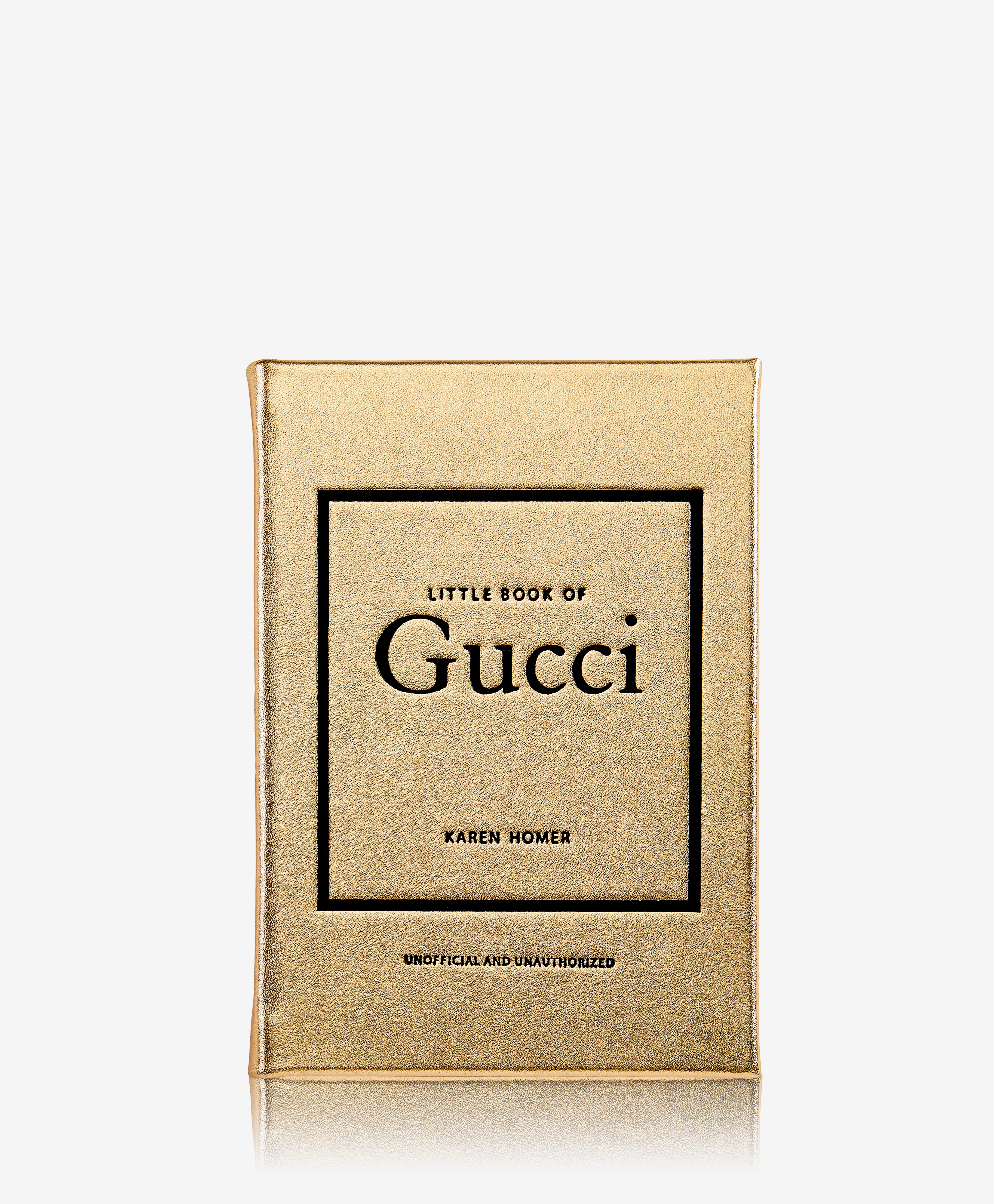 GiGi New York Little Book Of Gucci Gold Metallic Goatskin