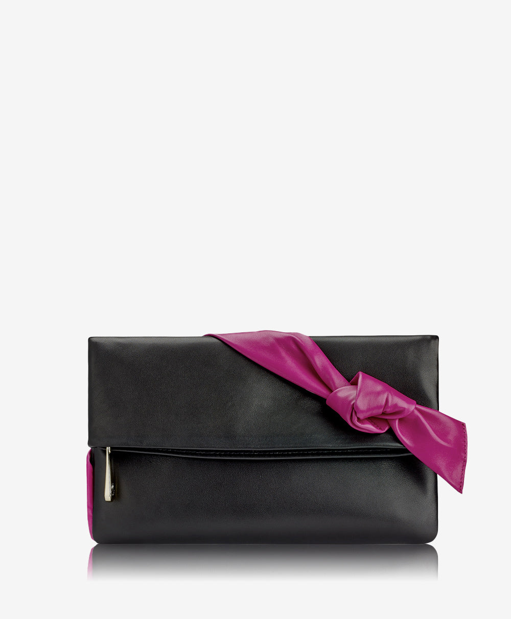 GiGi New York Stella With A Twist Black French Calfskin Leather