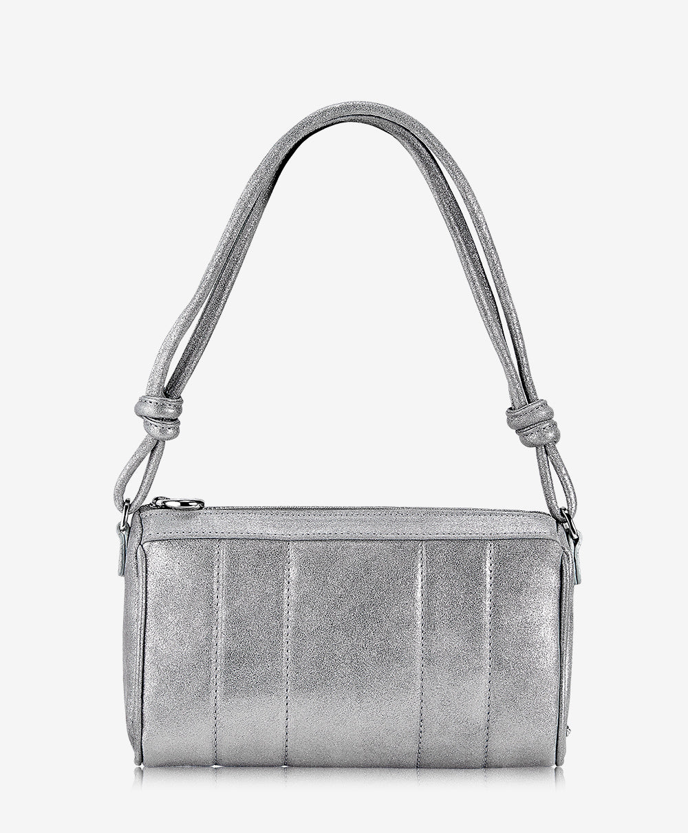 GiGi New York Maggie Shoulder Bag Gunmetal Metallic