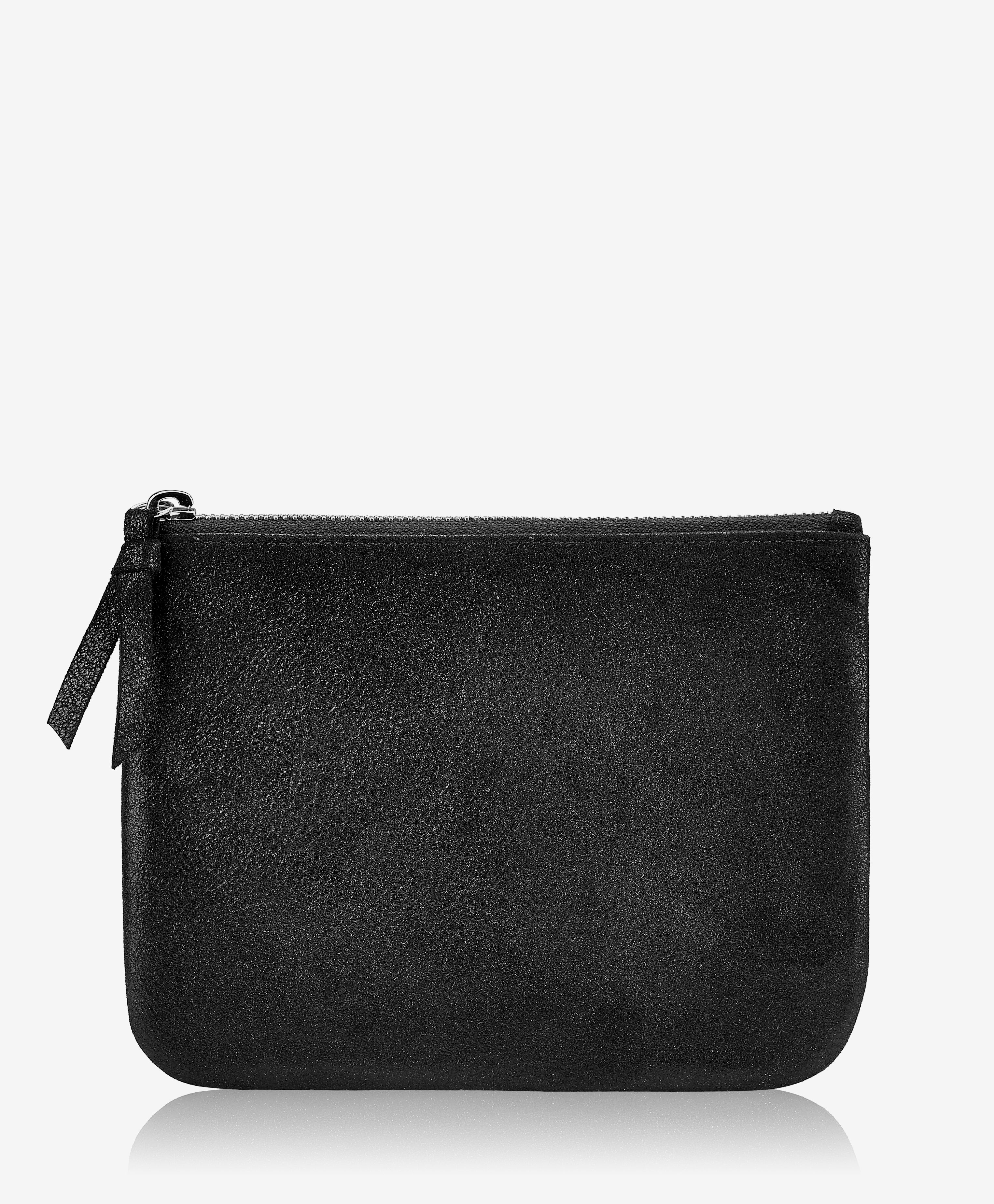 GiGi New York Medium Pouch Black Metallic