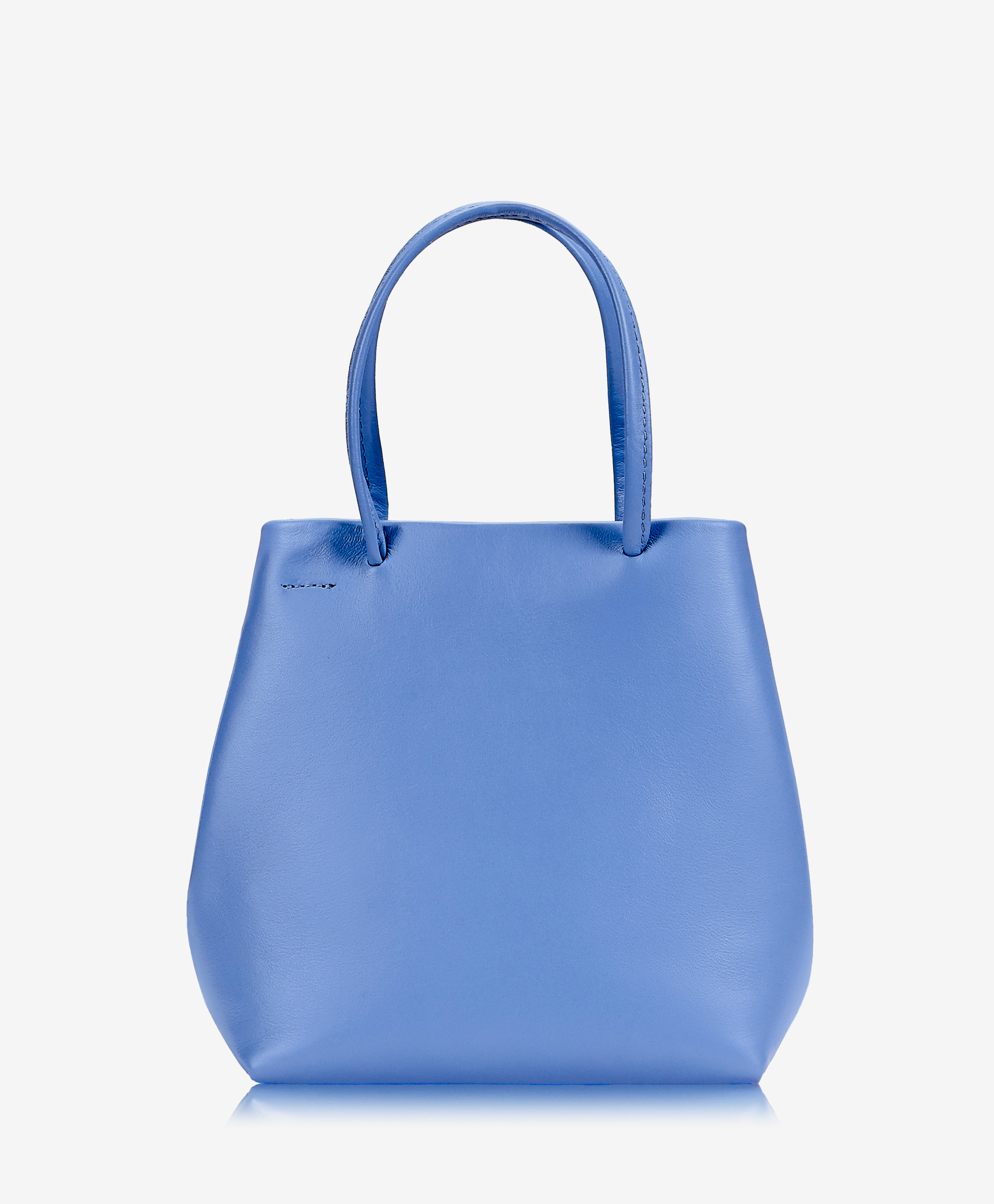 GiGi New York Sydney Mini Shopper French Blue Italian Calfskin Leather