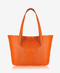 Teddie Tote Clementine Embossed Python Leather