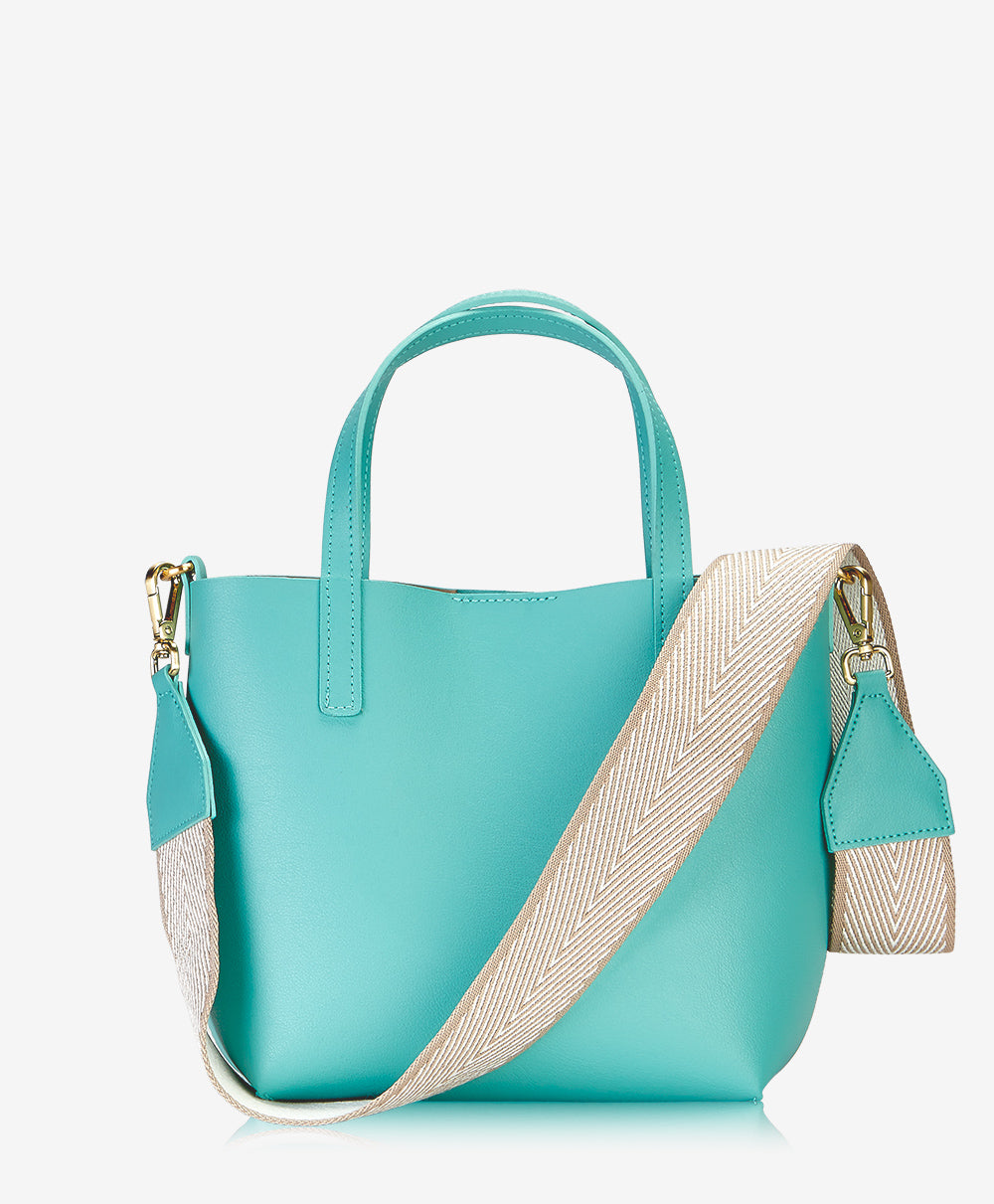 Gigi New York Luna Mini Reversible Tote Bag, Black, Women's, Handbags & Purses Tote Bags & Totes