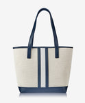 Baja Tote Italian Canvas & Navy