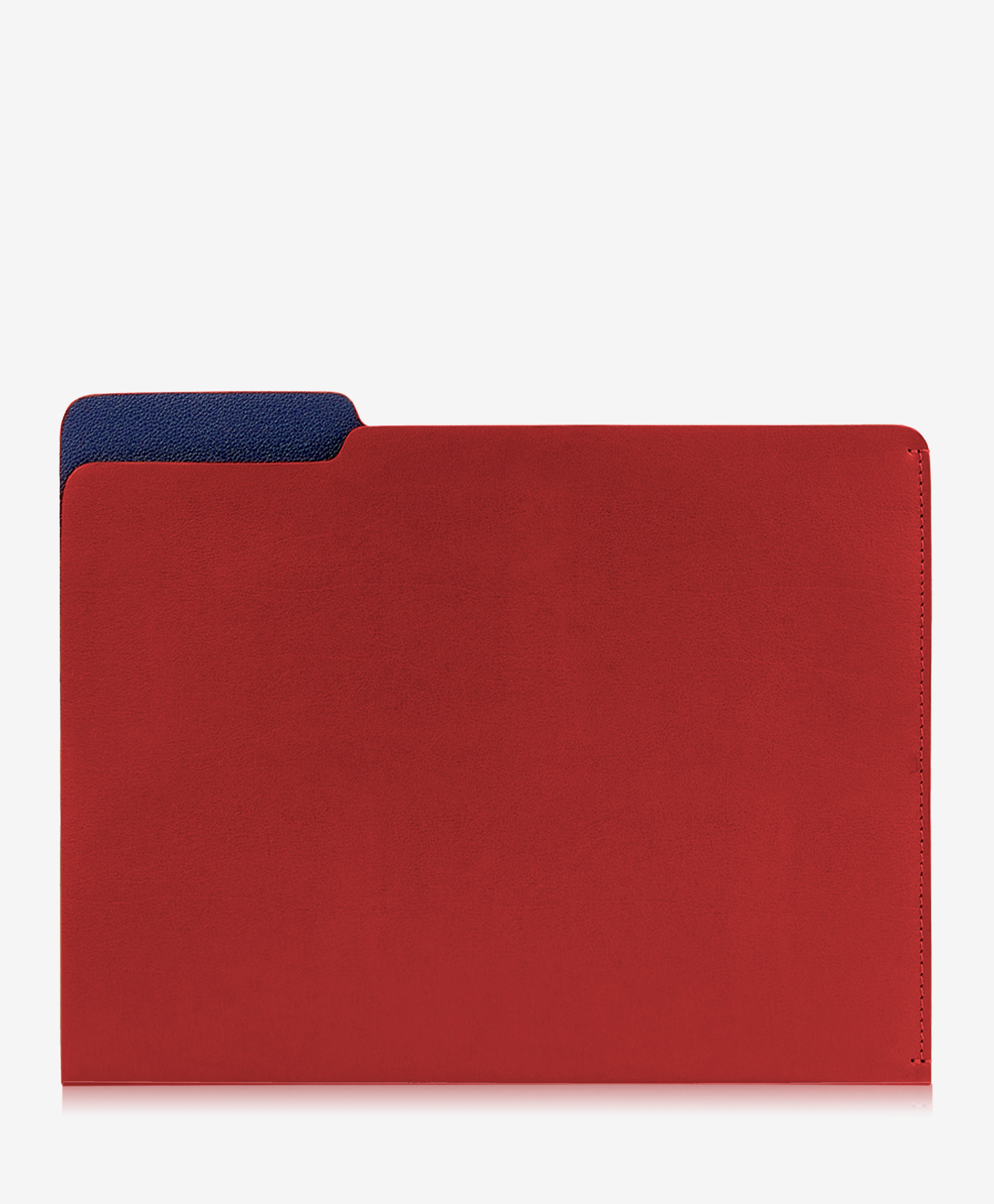 GiGi New York Carlo File Folder Red Recycled Italian Bonded