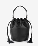 Genevieve Bucket Bag Black Napa Luxe