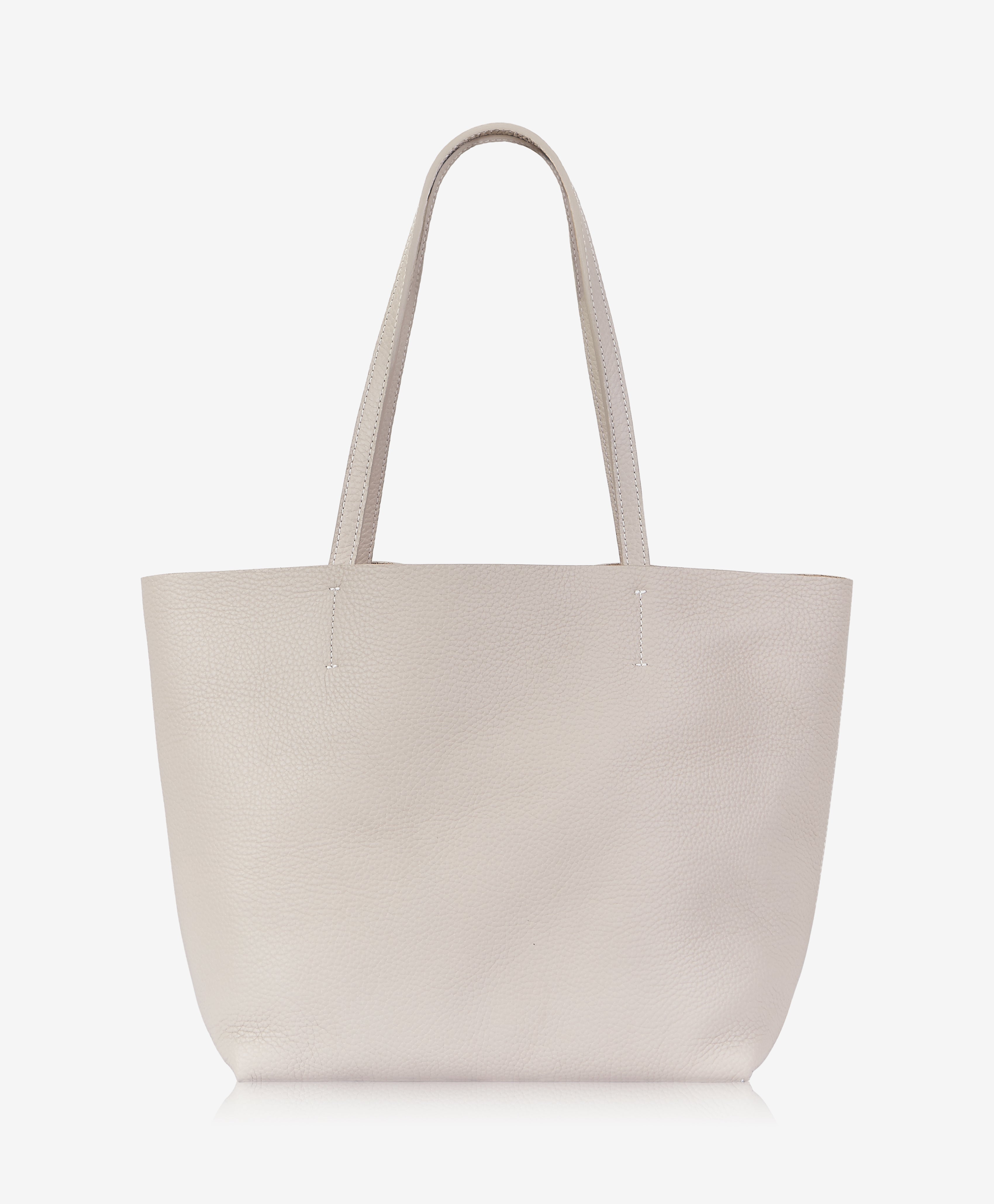 GiGi New York Hunter Tote Beechwood Pebble Grain Leather