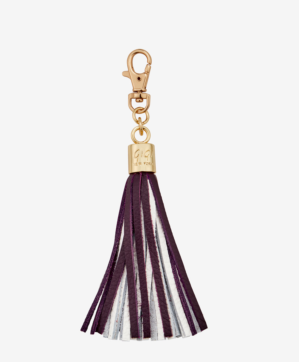 New Faux Leather Tassel Pendant Keyring Bag Purse Key Chain Handbag  Accessories✔