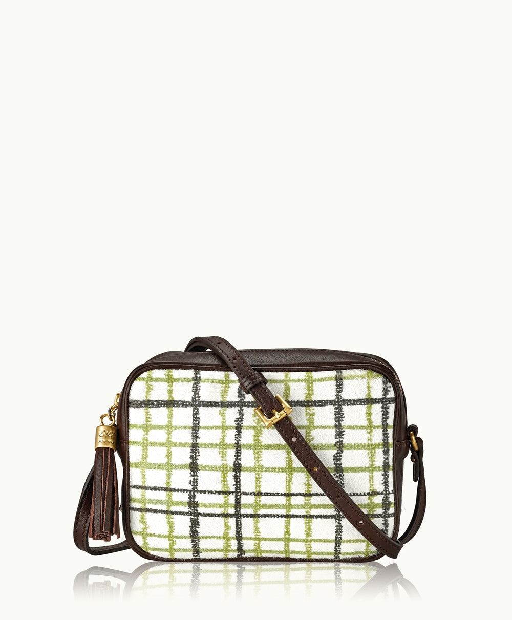 GiGi New York Madison Crossbody Printed Haircalf