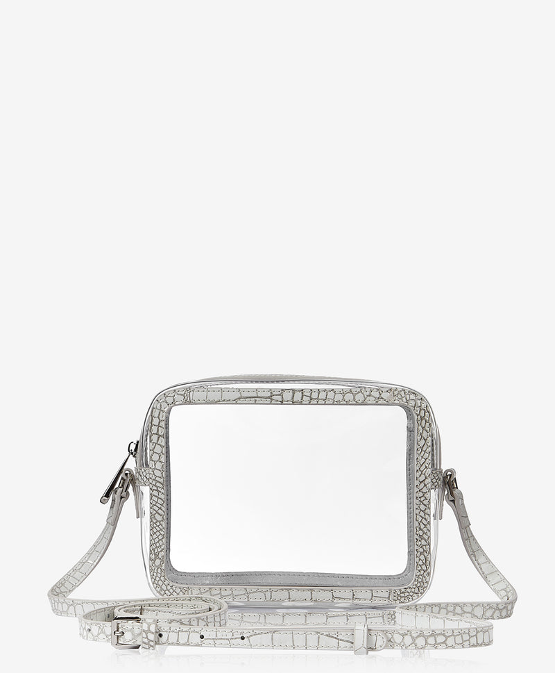 white clear bag