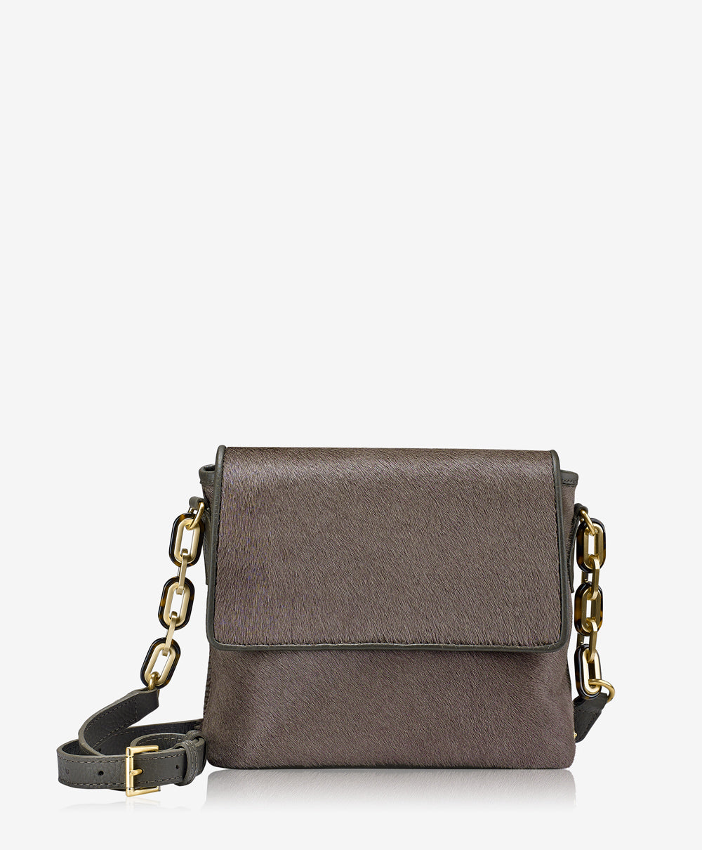 GiGi New York Mia Crossbody Natural Haircalf