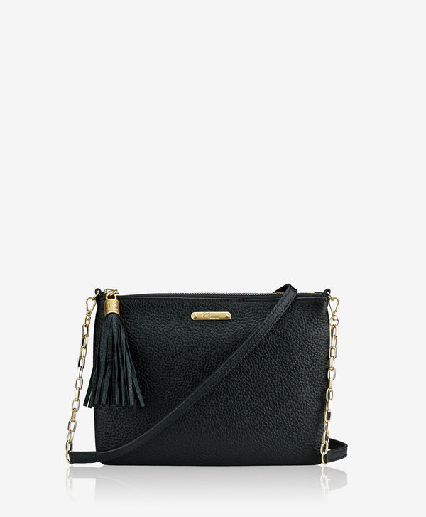 Chelsea Crossbody Bag in Luxe Napa Leather Black
