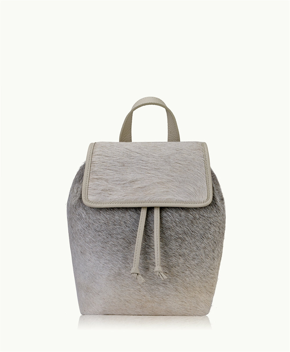 GiGi New York Phoebe Backpack Natural Haircalf