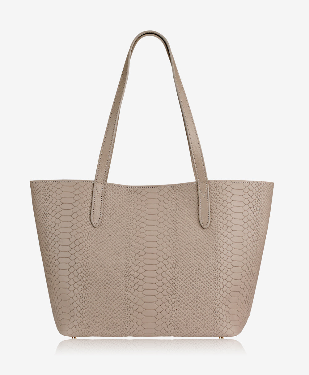 Teddie Tote | Navy Pebble Grain Leather