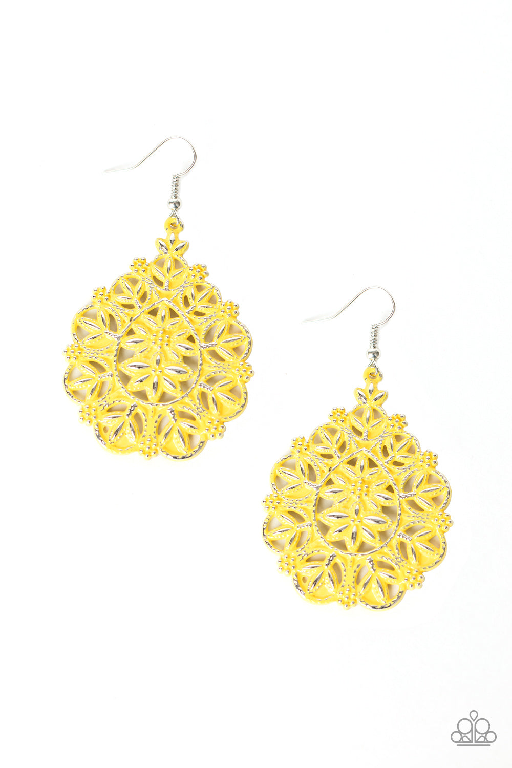 Floral Affair Yellow Earring