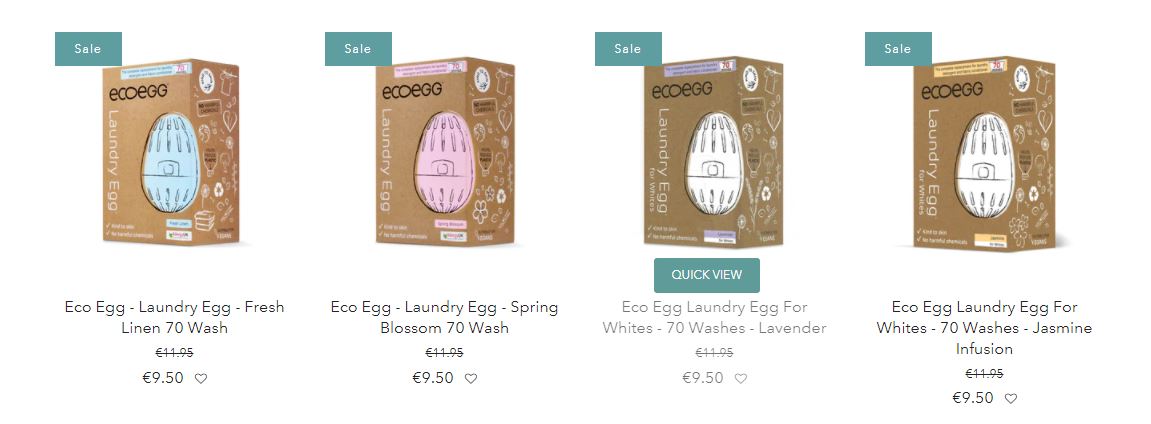 Eco Egg Laundry Egg Range