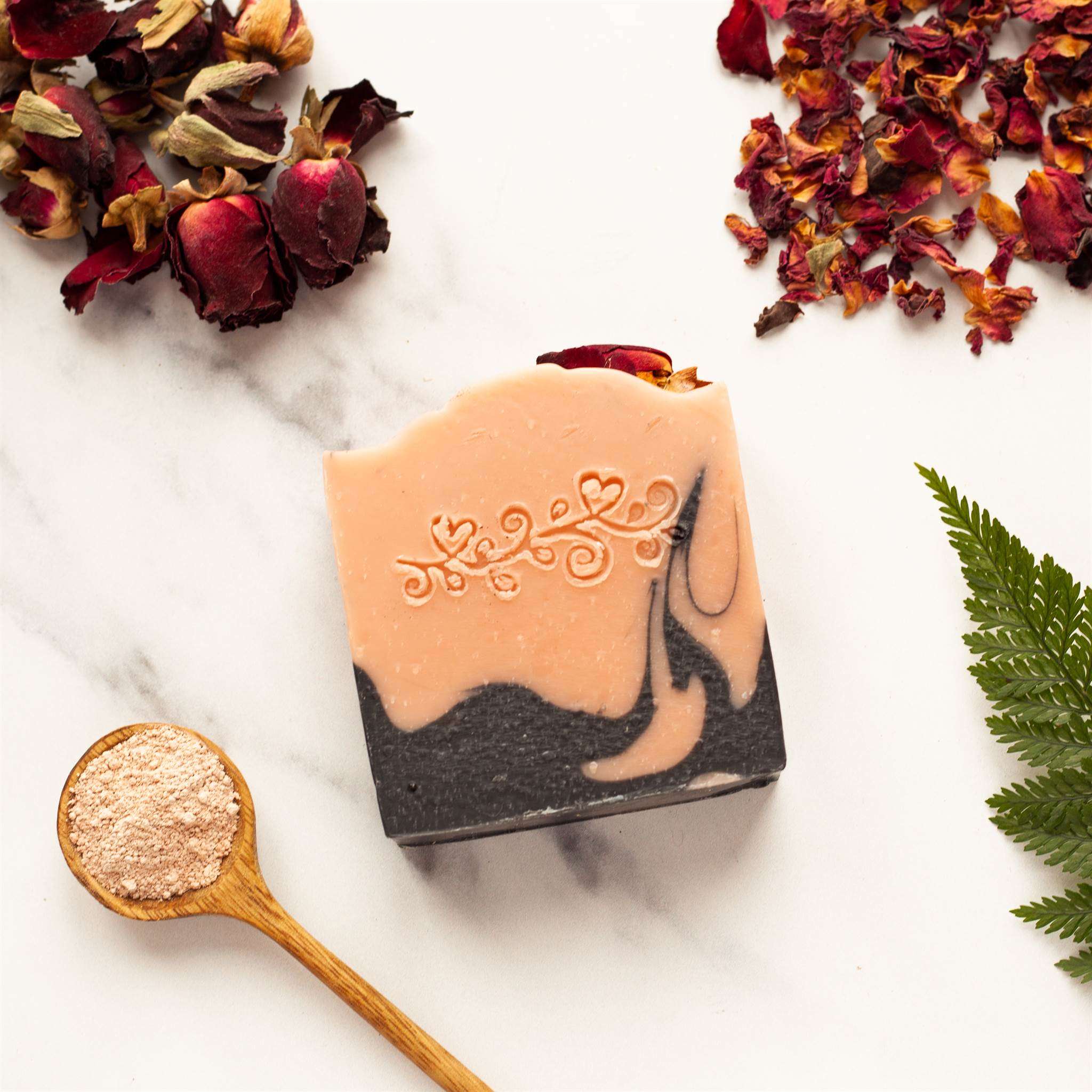 Janni Bars Rose Clay Soap