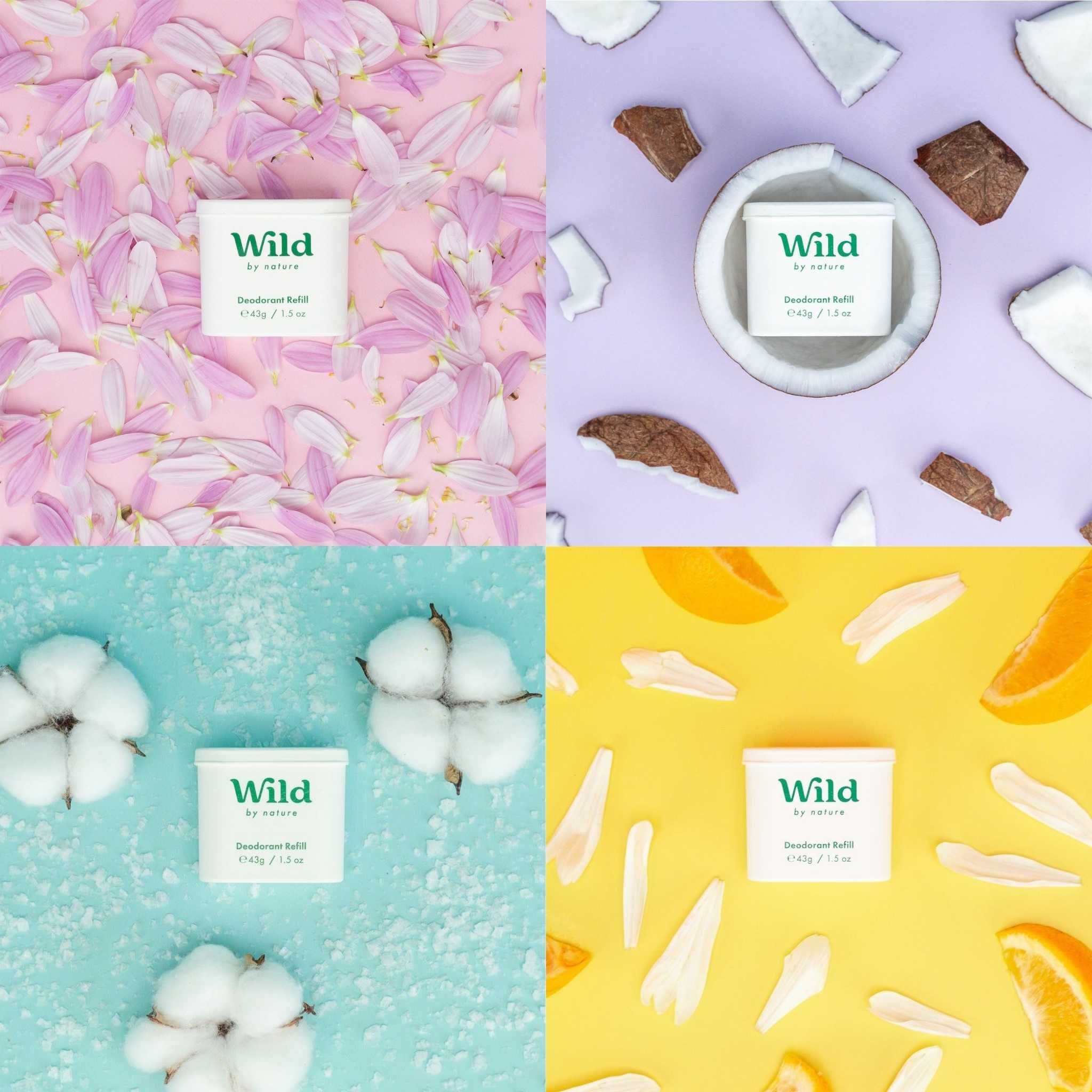 Wild Deodorant Refills Fragrances