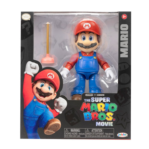 Super Mario Movie Bowser Action Figure avec effet de respiration de feu 18cm