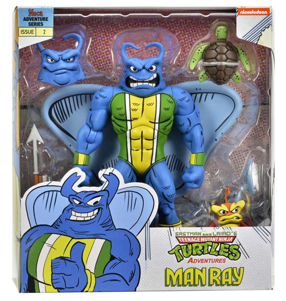 NECA - Figurine TMNT Tortues Ninja Cartoon - 2-Pack Rat King & Vernon 18cm  - 0634482541623