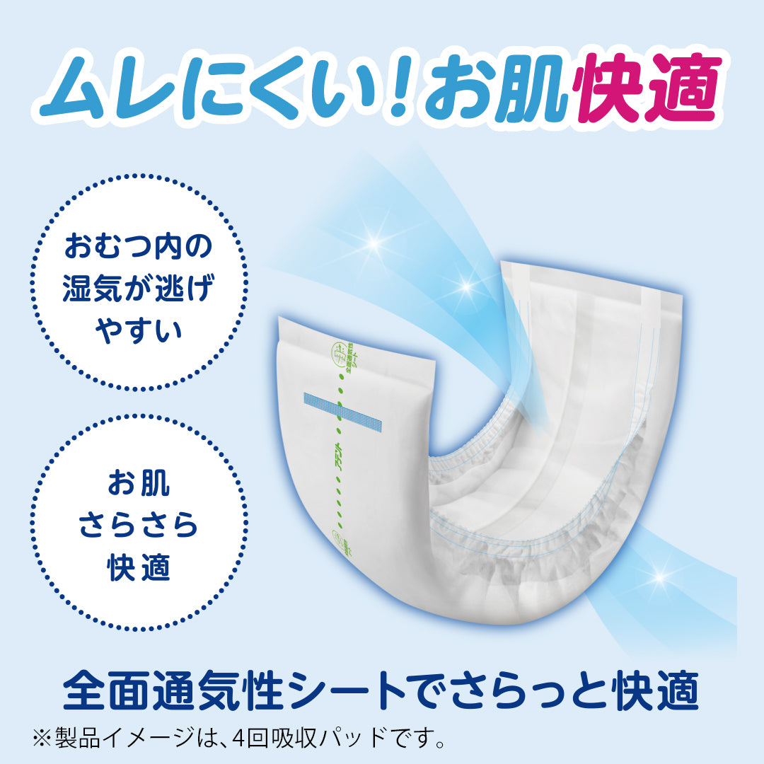 アテント 紙パンツ用さらさらパッド 通気性プラス 2回吸収